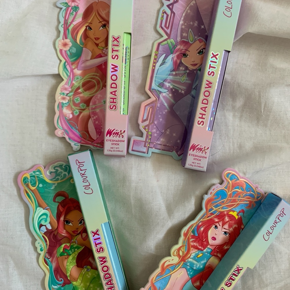 ColourPop x Winx Shadow Stix Eye Stick Cream Set of 4